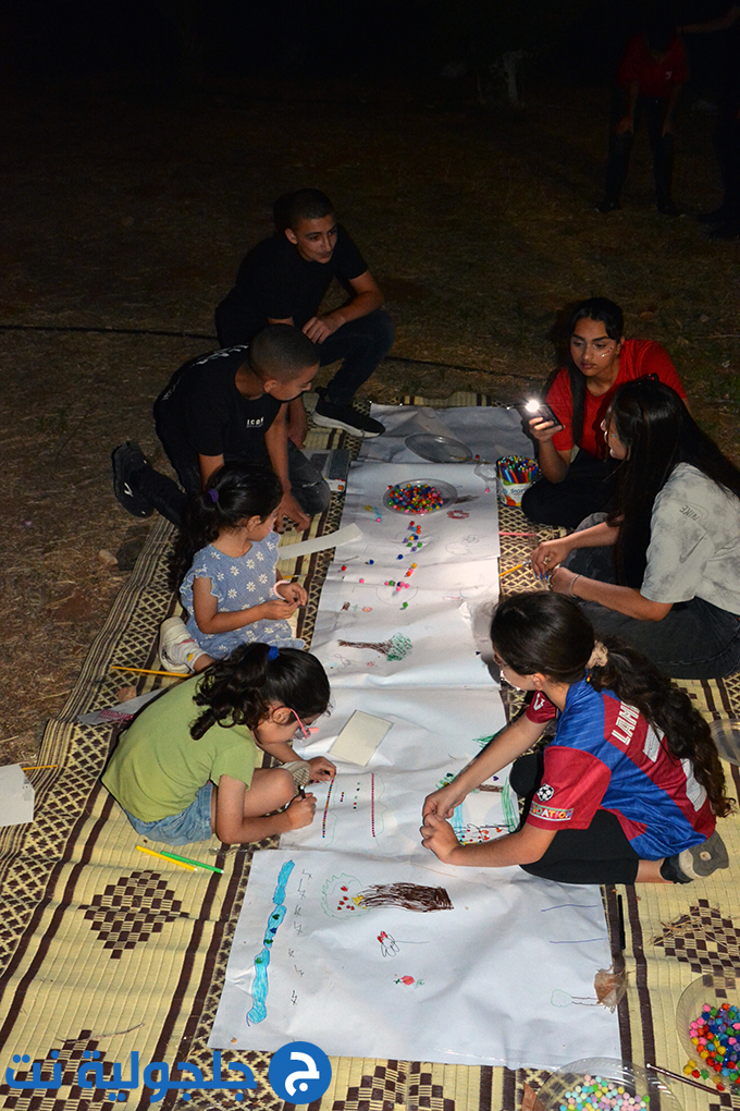 فعاليات ليلية باحضان الطبيعة في وادي قانا في جلجولية